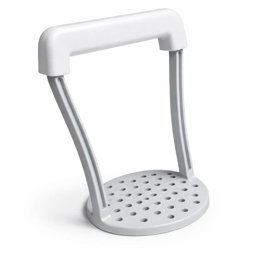 Potato Masher Plastic – Ergonomic Handheld Press for Potatoes, Vegetables & Baby Food
